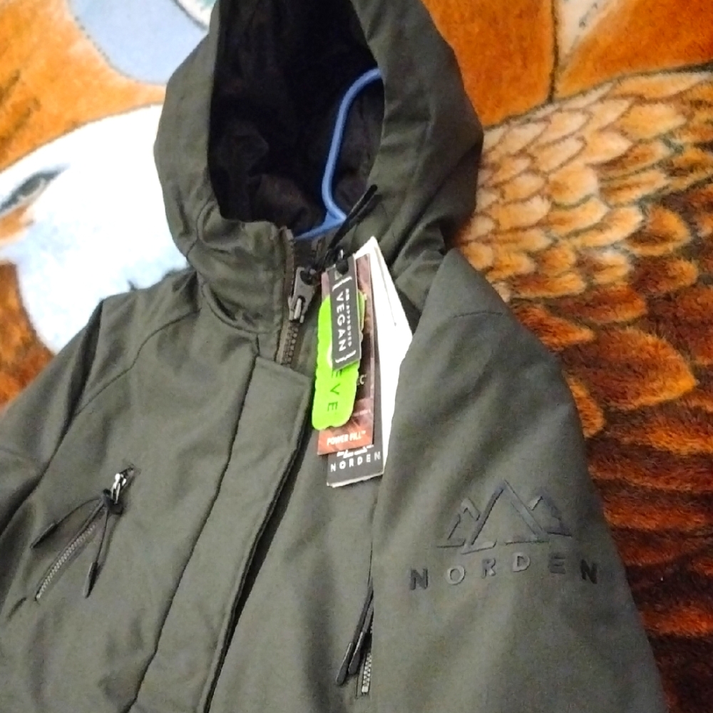 Norden Black Hooded Jacket